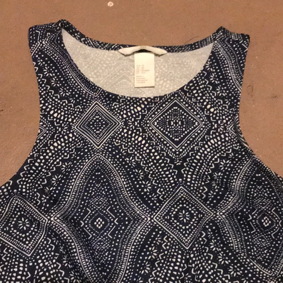 2 for $15/ Navy & white fit & flare skater dress - Picture 3 of 6